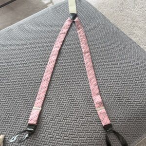 Men’s Pink Plaid Suspenders By Trafalgar gently used like new